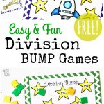 Free Simple Printable Division Games {1 2 Digit Divisors}   Free Printable Maths Games