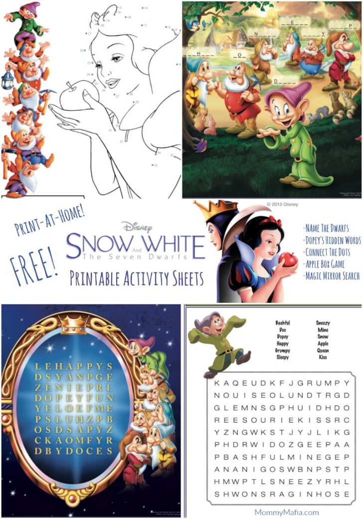 Free Disney Activity Printables