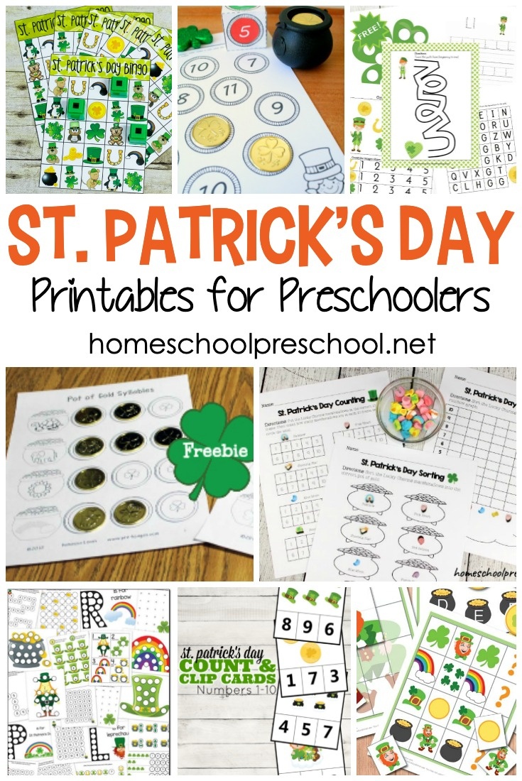Free St Patricks Day Printables For Preschool And Kindergarten - St Patrick&amp;amp;#039;s Day Printables Free