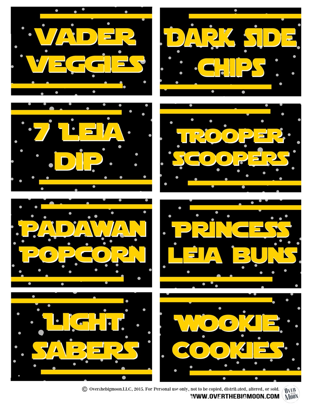 Free Star Wars Party Printables (89+ Images In Collection) Page 3 - Free Star Wars Party Printables