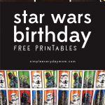 Free Star Wars Party Printables: A No Stress Way To A Galactic Party   Free Star Wars Party Printables