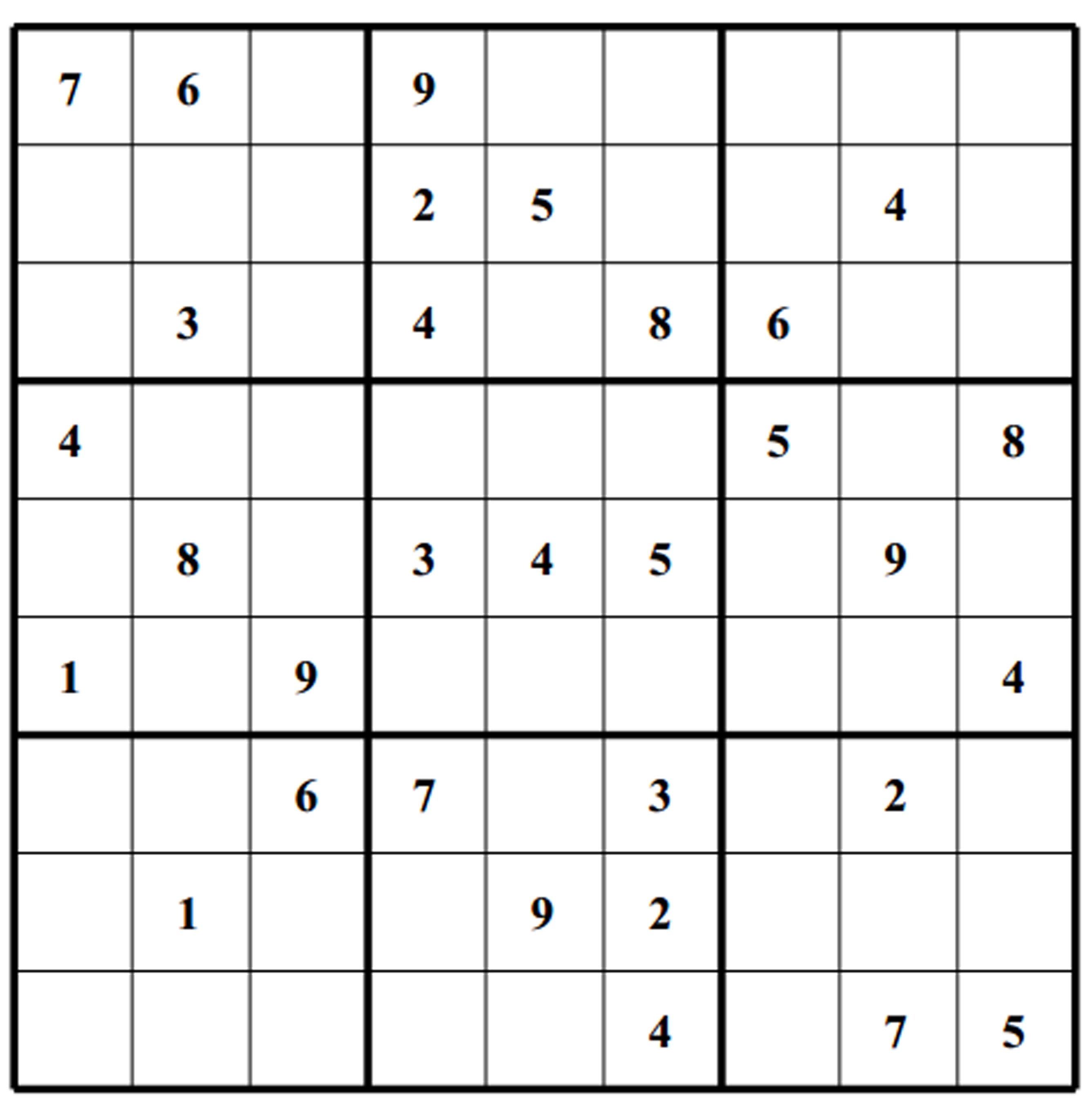 Free Sudoku Puzzles | Enjoy Daily Free Sudoku Puzzles From Walapie - Free Easy Sudoku Printable