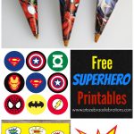 Free Superhero Party Printables – Style With Nancy   Free Superhero Photo Booth Printables