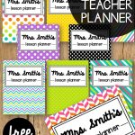 Free Teacher Planner   Playdough To Plato   Free Printable Teacher Binder Covers