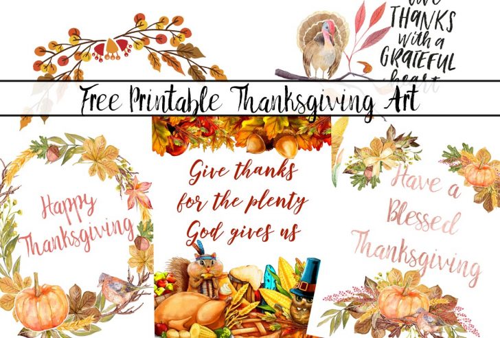 Free Thanksgiving Printables