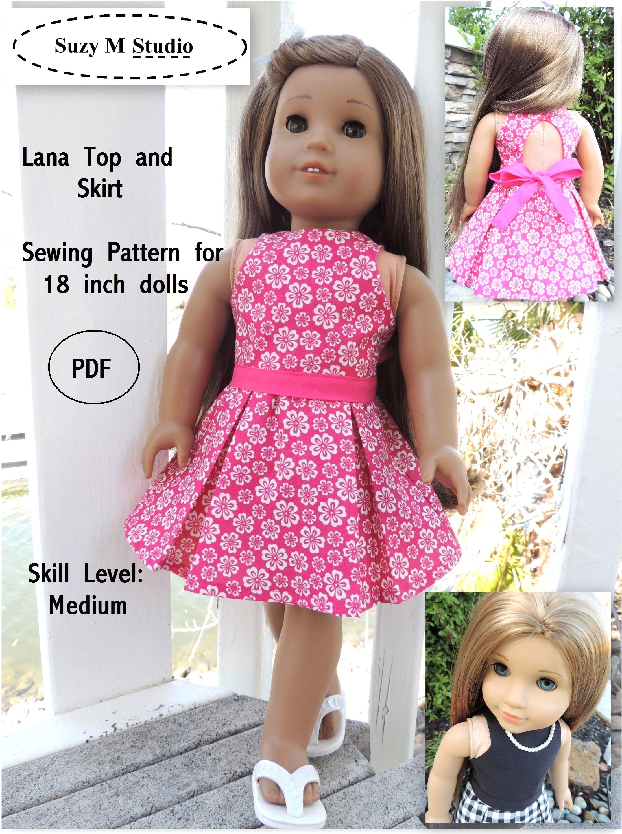 Free Tutorial Pdf | Suzymstudio … | Doll Clothes | Girl … - American Girl Clothes Patterns Free Printable