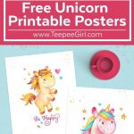 Free Unicorn Printables | Crafty 2 The Core~Diy Galore | Unicorn   Free Unicorn Birthday Printables