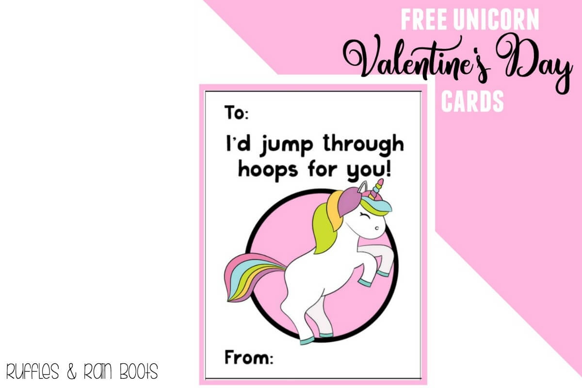 Free Unicorn Valentine&amp;#039;s Day Cards Printable For Kids - Free Printable Valentines Day Cards For My Daughter