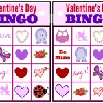 Free Valentine Bingo Game Printable Collection For Kids   Free Printable Valentine Game