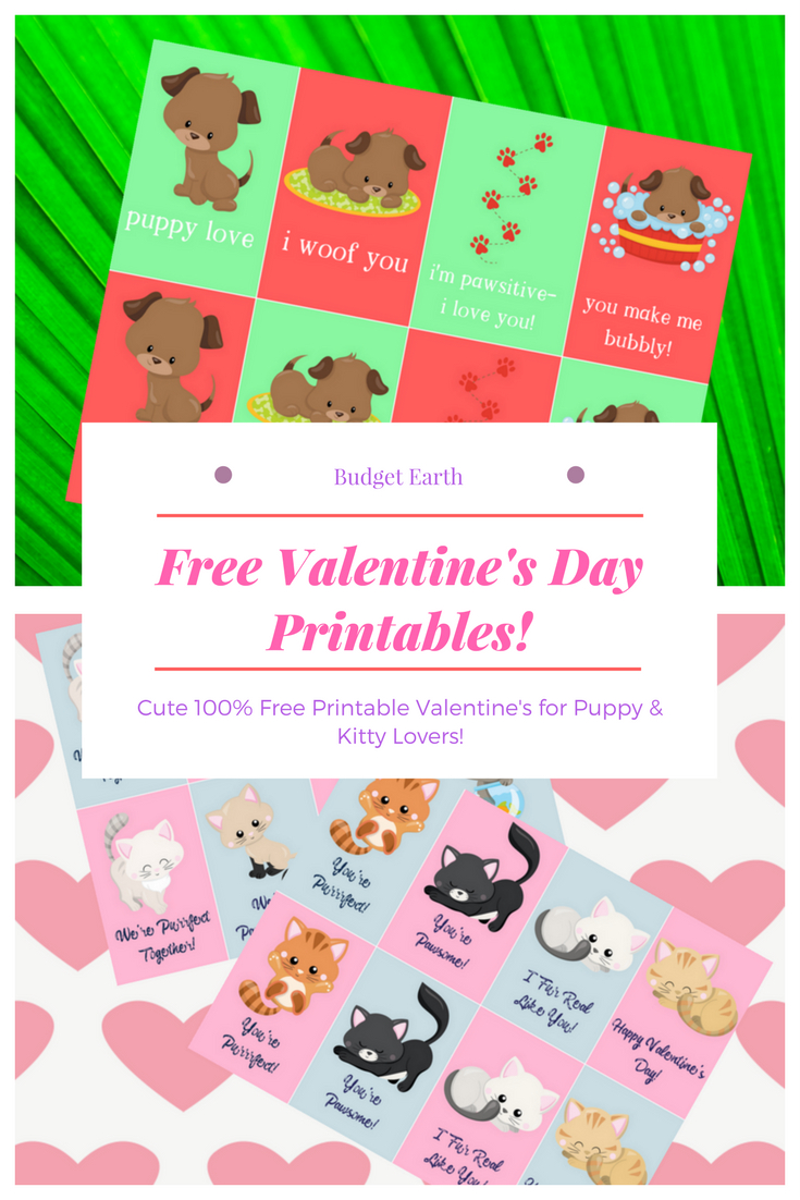 Valentine s Day Puppy Dog Card With Free Printable Template Simple Free Printable Dog