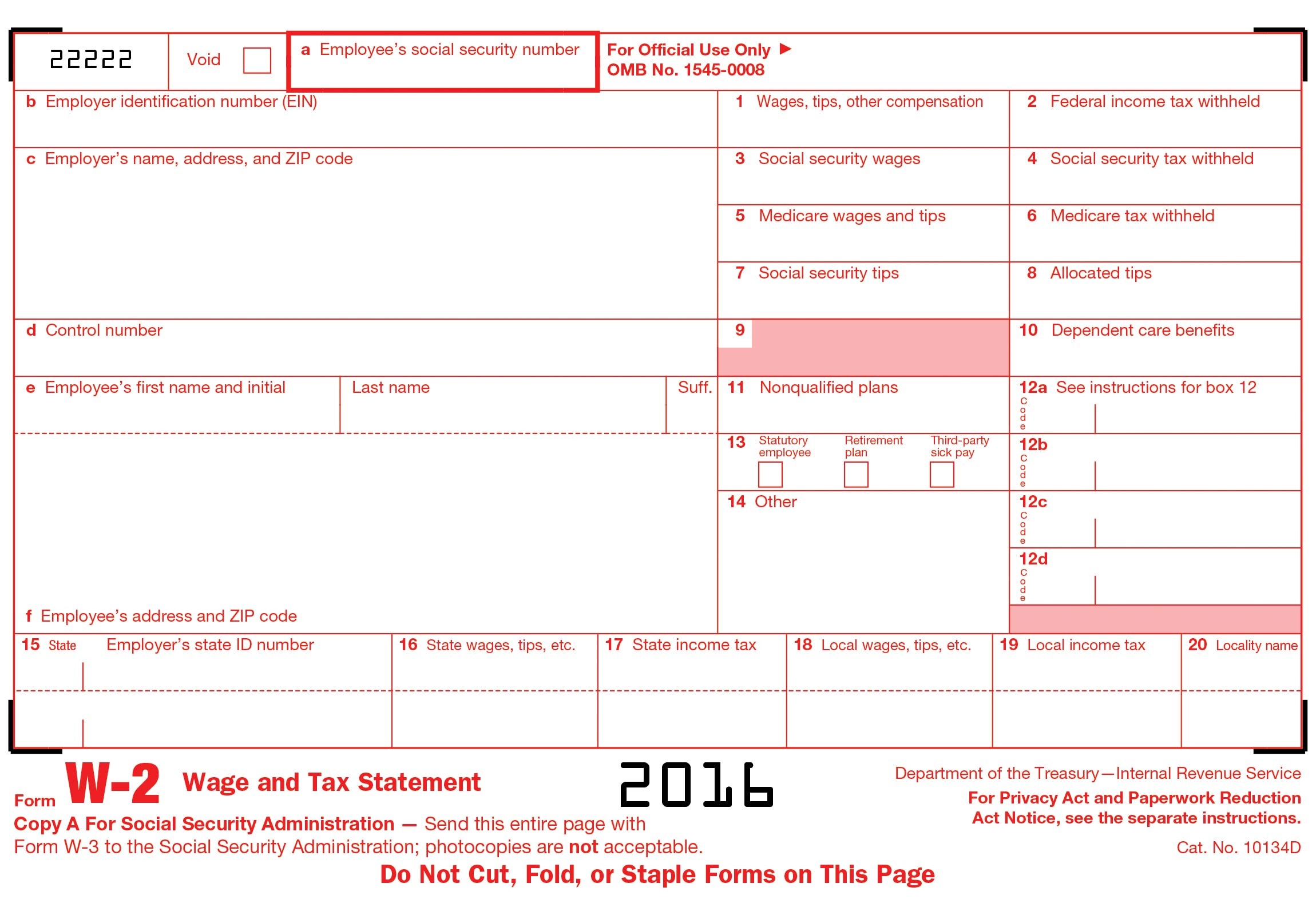 Free W2 Forms Online Printable Free Printable