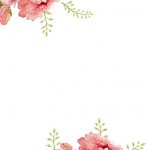 Free Watercolor Printable | Scrapbook And Paper Crafts | Borders For   Floral Printables Free