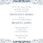 Free Wedding Invitation Templates For Word | Wedding Invitation   Free Printable Monogram Wedding Invitation Templates