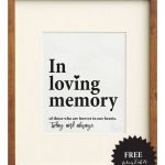 Free Wedding Memorial Signs + 5 Remembrance Ideas   Free Printable Reserved Table Signs