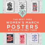 Free Women's March Posters & Where To Download Them | Women's March   Printable Posters Free Download