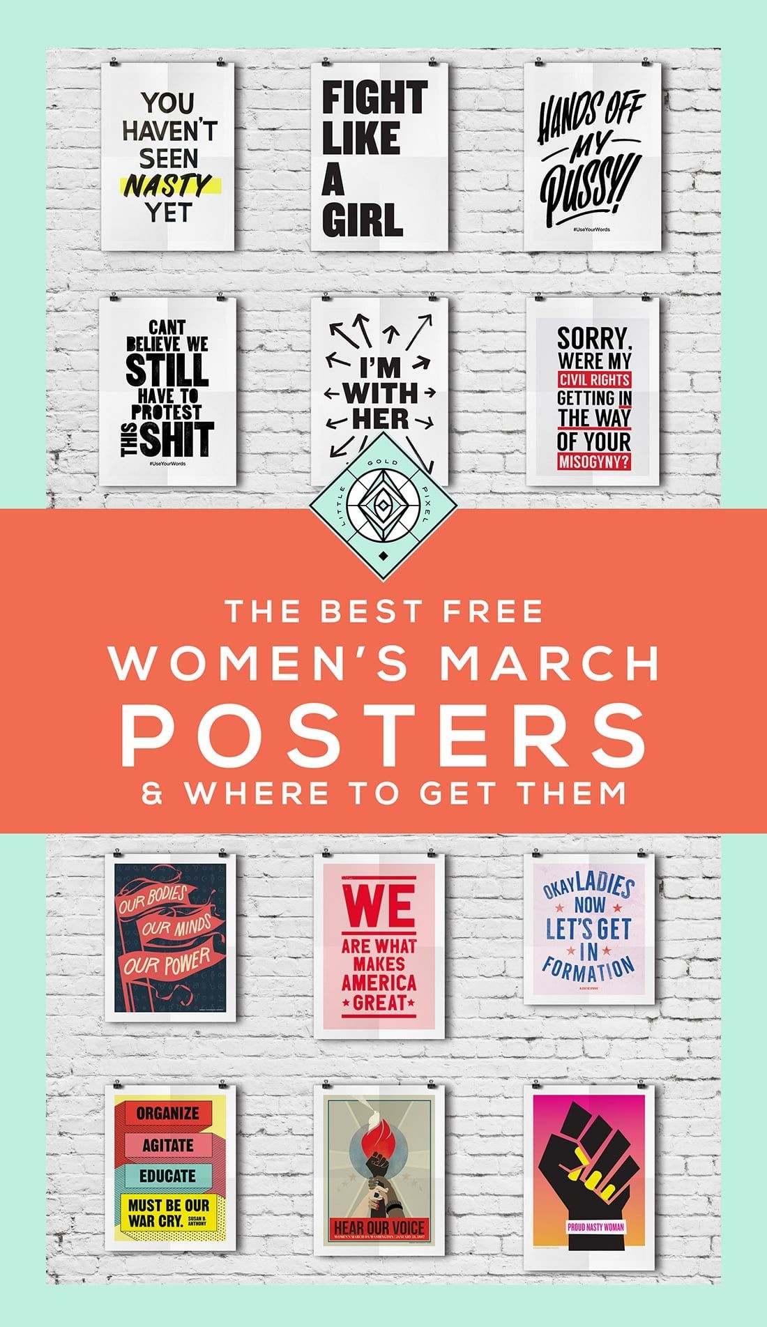 Free Women&amp;#039;s March Posters &amp;amp; Where To Download Them | Women&amp;#039;s March - Printable Posters Free Download