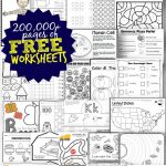 Free Worksheets   200,000+ For Prek 6Th | 123 Homeschool 4 Me   Free Printable Pages For Preschoolers