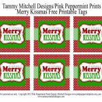 Freebie: Free Printable Christmas Tag: We Wish You A Merry Kissmas   We Wash You A Merry Christmas Free Printable