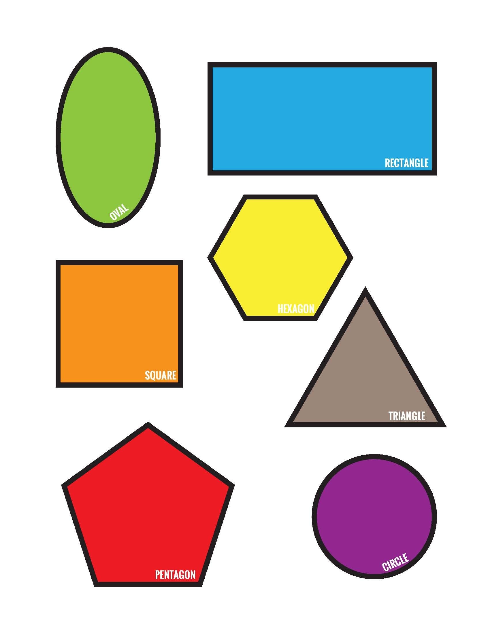 Freebies: Colorful Shapes Matching File Folder Printable Game (Free - Free Printable File Folder Games For Preschool