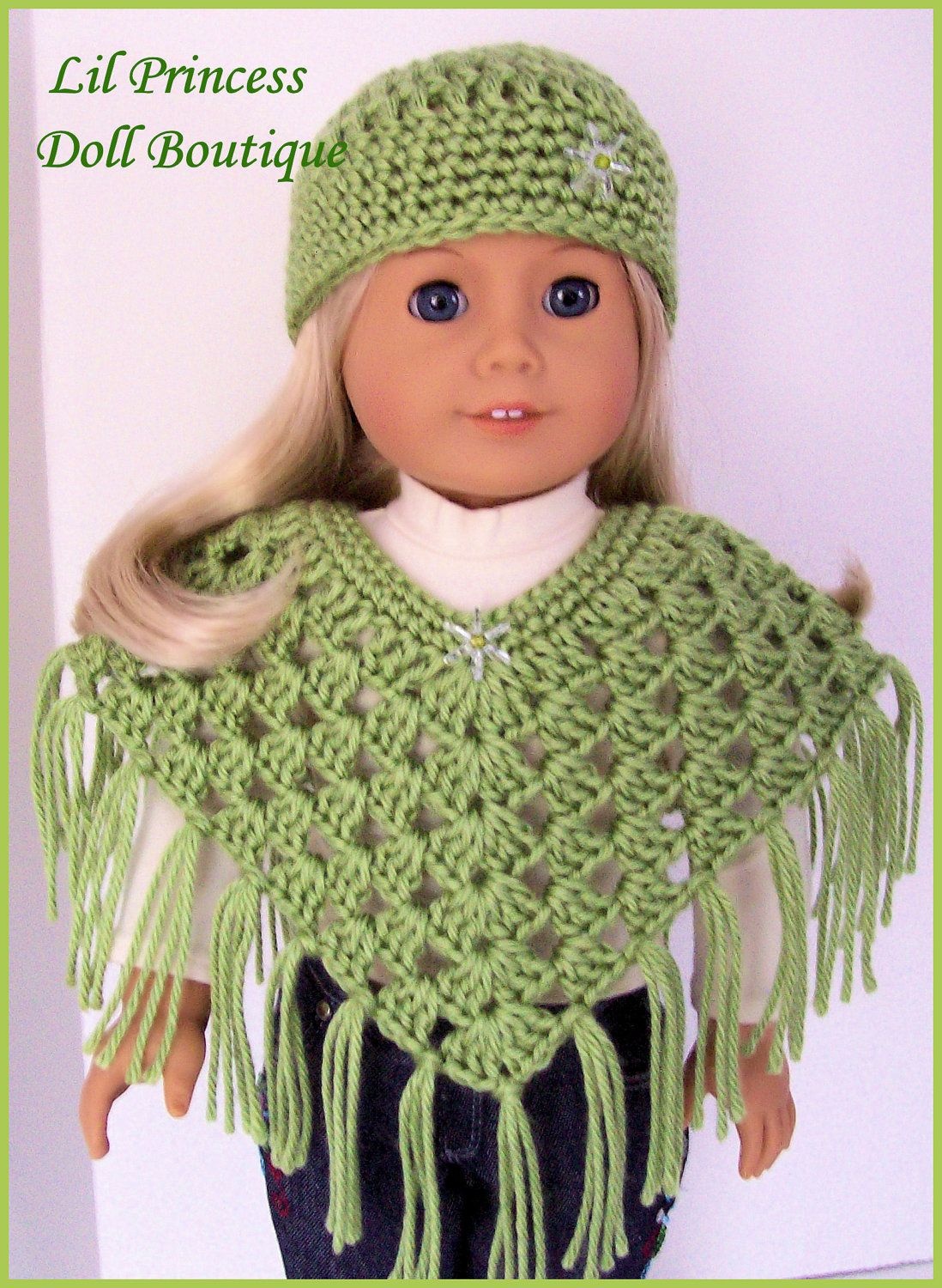 Free+Pattern+Collar+Crochet+American+Girl+Doll | Crochet American - Free Printable Crochet Doll Clothes Patterns For 18 Inch Dolls