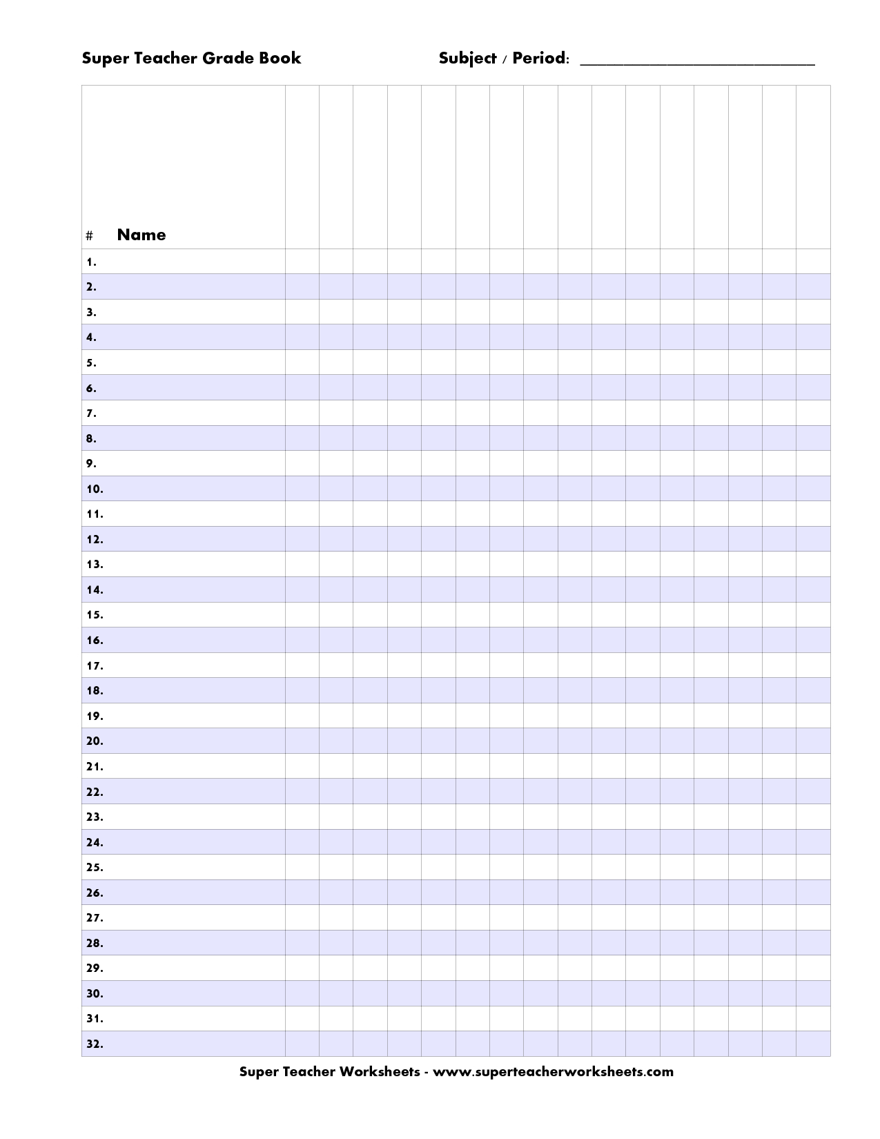 Elementary Class List Template Monthly Planning Pages A Calendar Free Printable Gradebook