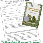 Frog And Toad Are Friends ; A Swim!   Teaching Heart Blog Teaching   Free Frog And Toad Are Friends Printables