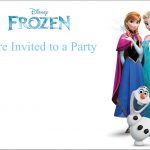 Frozen Free Printable Birthday Party Invitation Personalized Party   Free Printable Frozen Birthday Cards