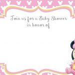 Get New! Free Printable Mickey Mouse Baby Shower Invitation Template   Free Printable Mickey And Minnie Mouse Invitations
