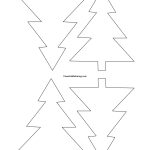 Gingerbread Men, Christmas Tree And Star Printables   Free Printable Christmas Tree Template