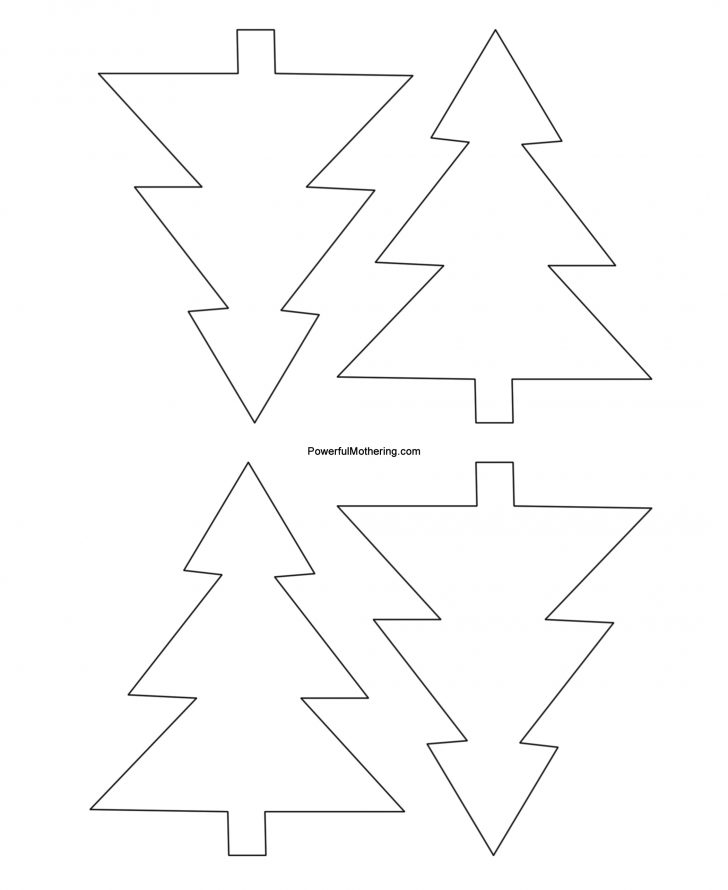 Free Printable Christmas Tree Template