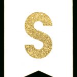 Gold Free Printable Banner Letters   Paper Trail Design   Free Printable Banner Letters Pdf