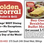 Golden Corral Buffet & Grill Coupons   Golden Corral Coupons Buy One Get One Free Printable
