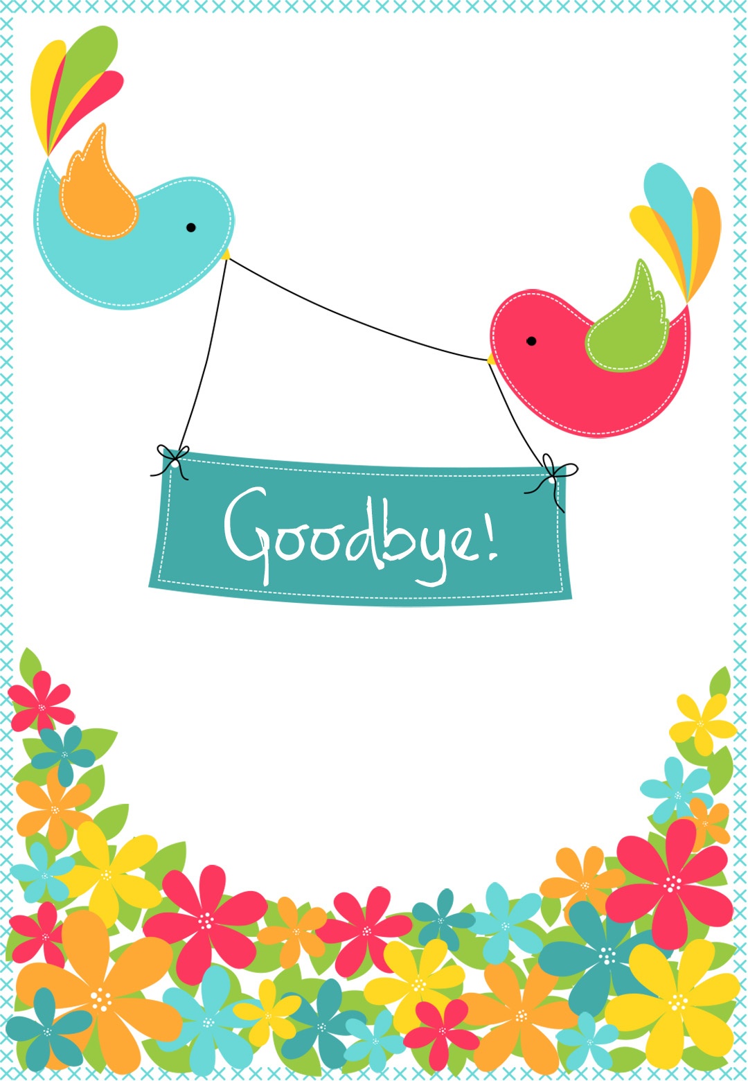 Goodbye From Your Colleagues - Good Luck Card (Free) | Greetings Island - Free Printable Goodbye Cards