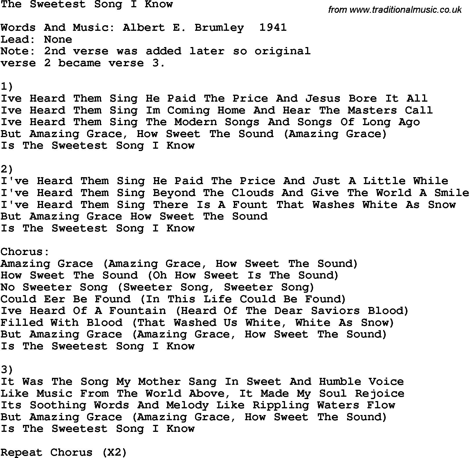 Gospel Song Lyrics Free Printable - Free Printable