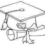 Graduation Cap Coloring Page | Graduation Cap Coloring Page   Graduation Cap Template Free Printable
