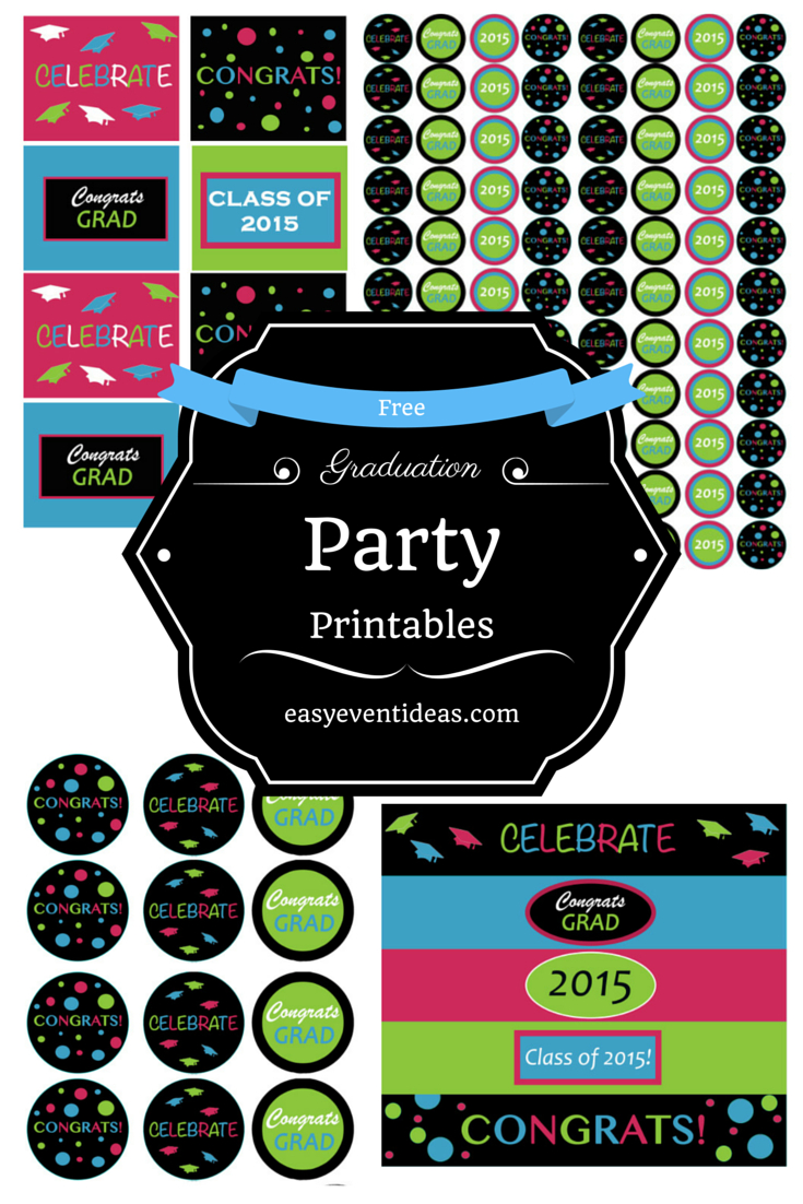 Graduation – Easy Event Ideas - Free Printable Graduation Address Labels