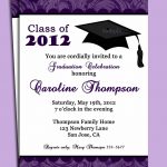 Graduation Party Or Announcement Invitation Printable   You Pick   Free Printable Graduation Dinner Invitations
