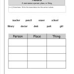 Grammer Printables | Nouns Worksheets Nouns Worksheets Identifying   Free Printable Verb Worksheets