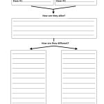 Graphic Organizer For A Compare/contrast Essay | Write Paper Service   Free Printable Compare And Contrast Graphic Organizer