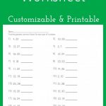 Greatest Common Factor Worksheet   Customizable And Printable | Math   Free Printable Lcm Worksheets