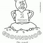 Groundhog Coloring Page Happy Groundhog Day Coloring Pages For Kids   Groundhog Day Coloring Pages Free Printable