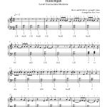 Hallelujahjeff Buckley Piano Sheet Music | Intermediate Level   Hallelujah Sheet Music Piano Free Printable