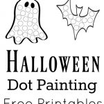 Halloween Dot Painting {Free Printables} | Halloween | Painting   Free Dot Painting Printables