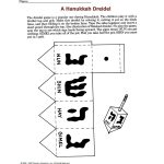 Hanakkah Dreidel Template; Cut, Make, Play | Activity Ideas For Work   Free Printable Dreidel Template