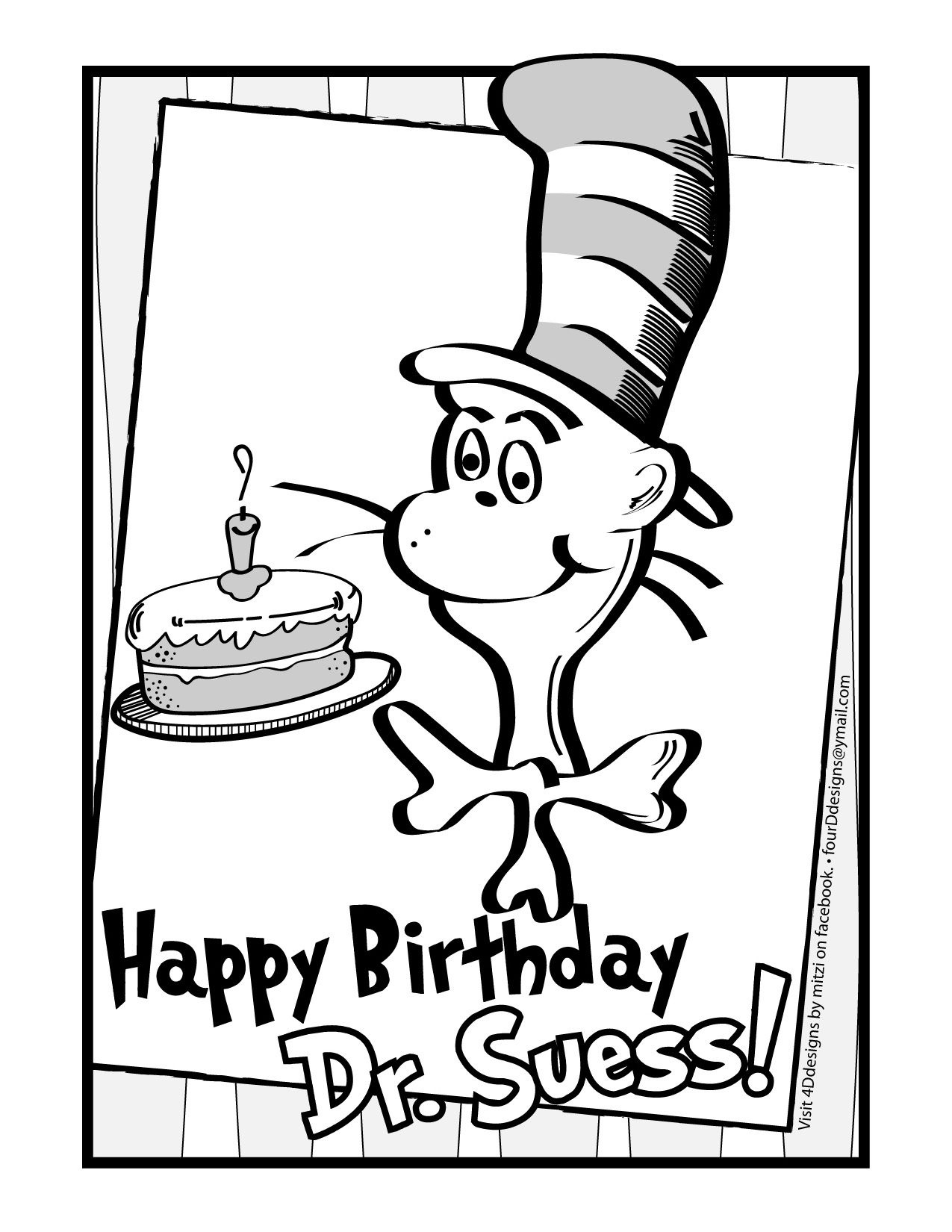 Free Printable Dr Seuss Coloring Pages Free Printable