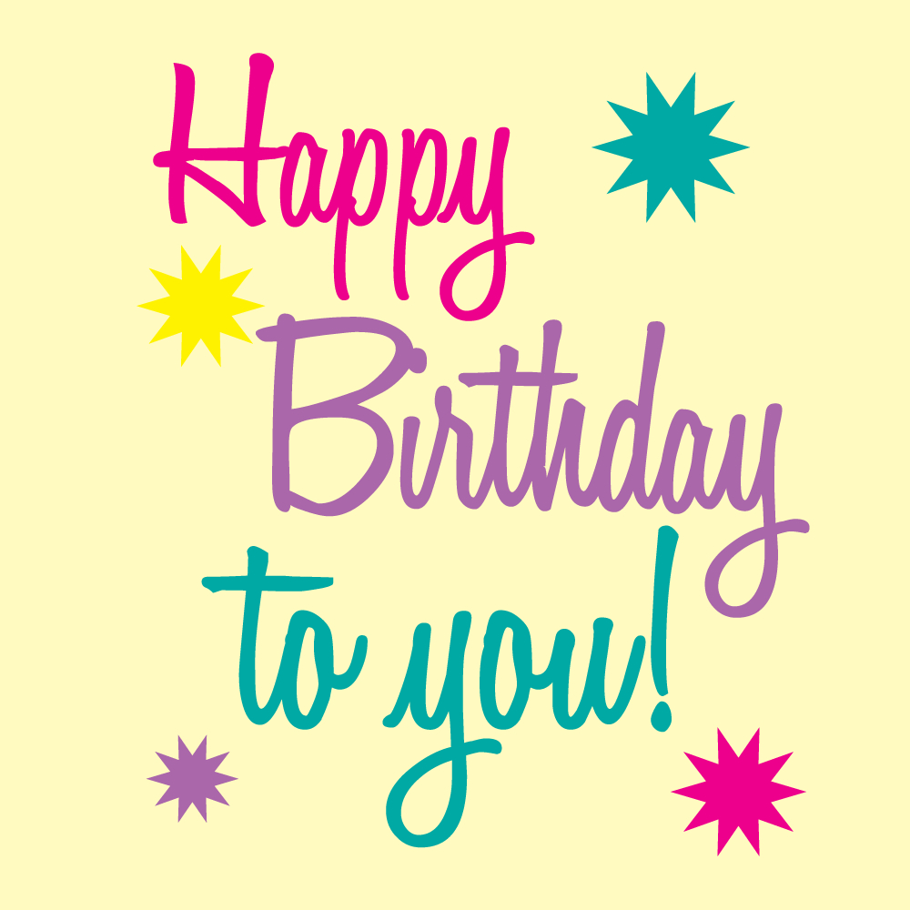 Happy Birthday Printable Art | Free Birthday Graphics Happy Birthday - Birthday Clipart Free Printable