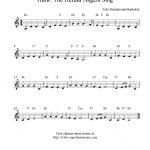 Hark! The Herald Angels Sing, Free Christmas Clarinet Sheet Music Notes   Free Printable Christmas Sheet Music For Clarinet