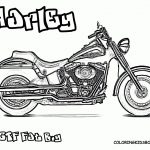 Harley Coloring | Harley Davidson | Free | Motorcycles | Coloring   Free Printable Harley Davidson Coloring Pages