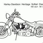 Harley Davidson Coloring Pages To Print | Free Motorcycle Coloring   Free Printable Harley Davidson Coloring Pages