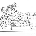Harley Davidson Road King Coloring Page | Free Printable Coloring Pages   Free Printable Harley Davidson Coloring Pages